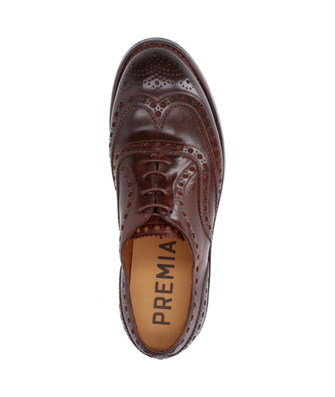 PREMIATA Коричневые кожаные туфли, фото 5