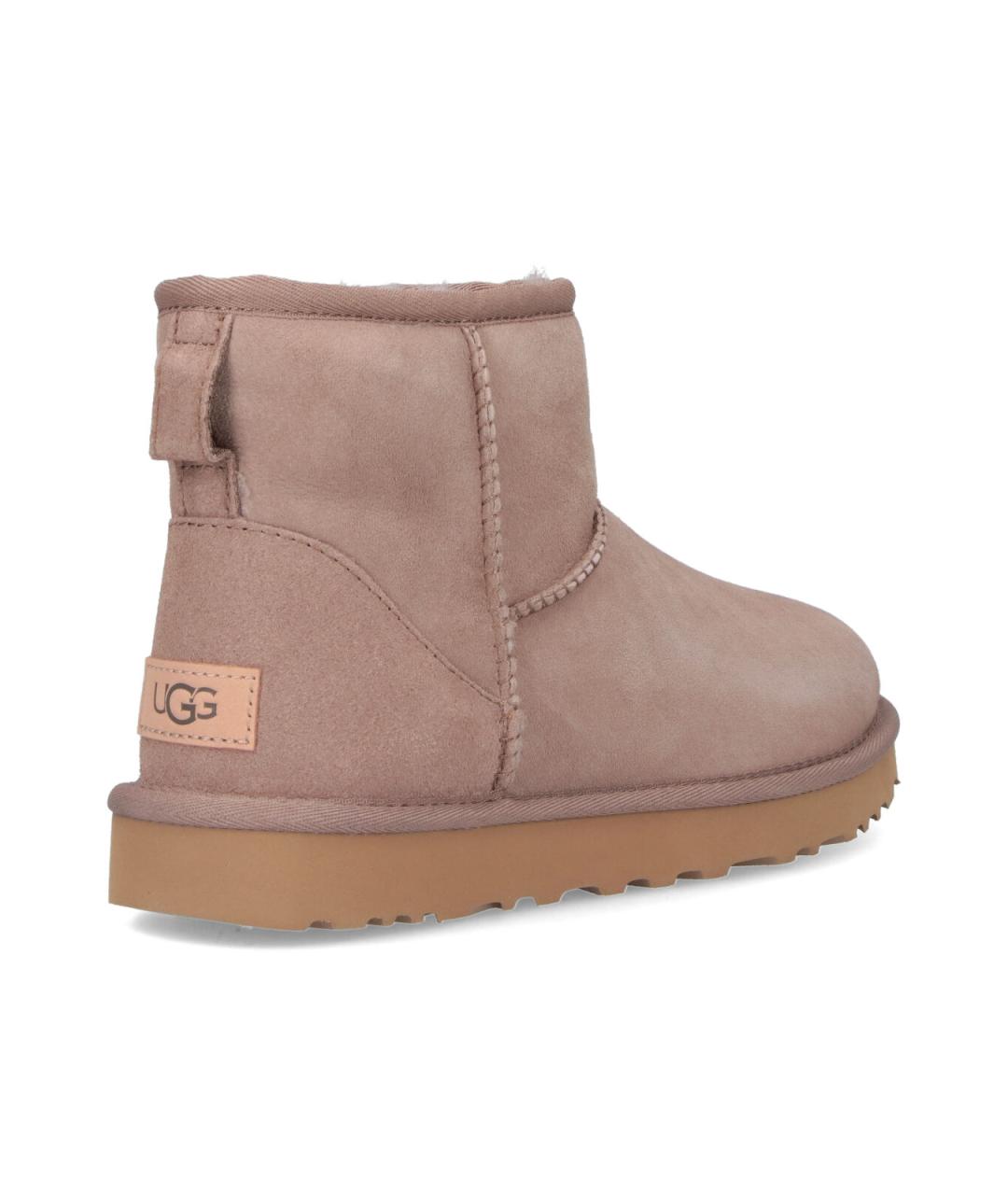 UGG AUSTRALIA Бежевые замшевые ботинки, фото 4