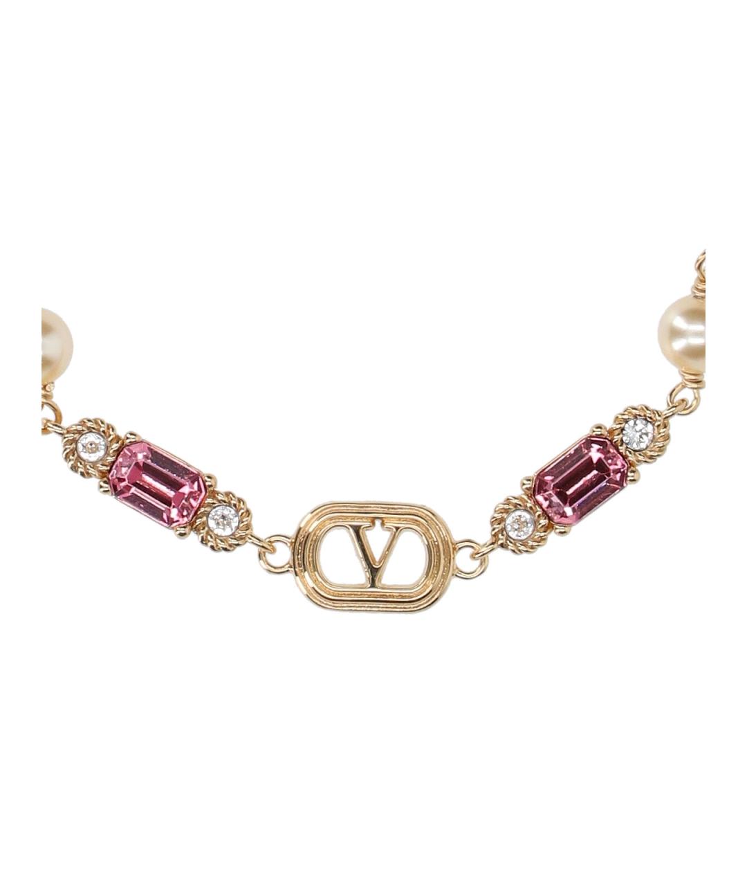 VALENTINO Золотой металлический браслет, фото 2