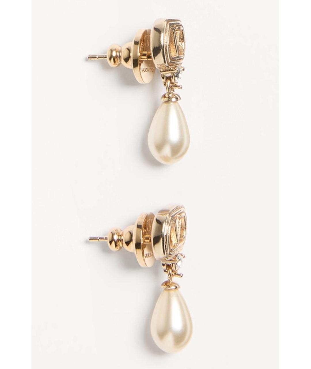 VALENTINO Золотые металлические серьги, фото 5