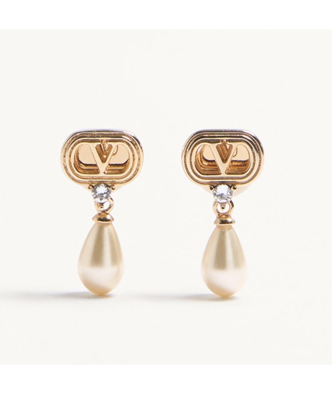 VALENTINO Золотые металлические серьги, фото 6