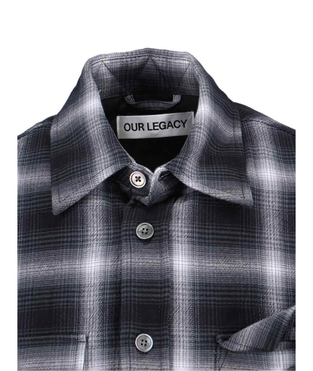 OUR LEGACY Мульти хлопковая кэжуал рубашка, фото 3