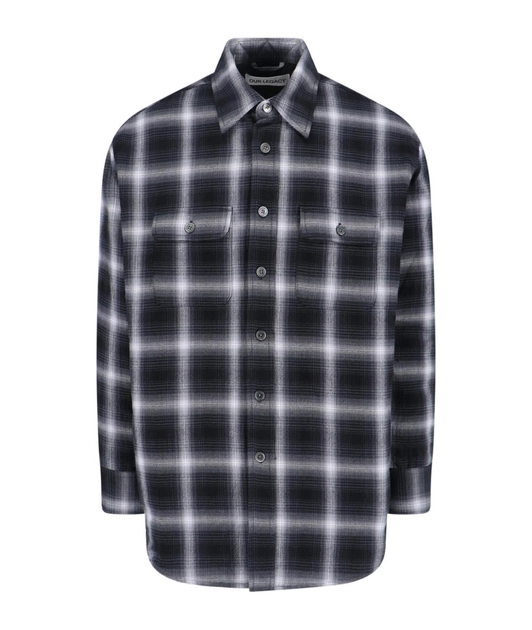 OUR LEGACY Мульти хлопковая кэжуал рубашка, фото 1