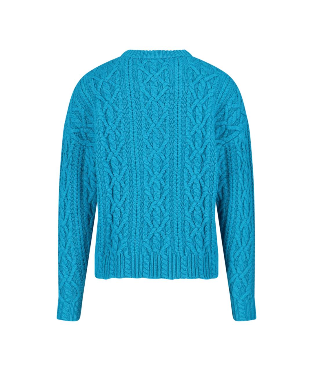 ASPESI Синий шерстяной джемпер / свитер, фото 2