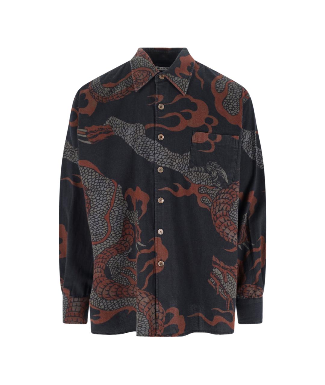 OUR LEGACY Мульти хлопковая кэжуал рубашка, фото 1