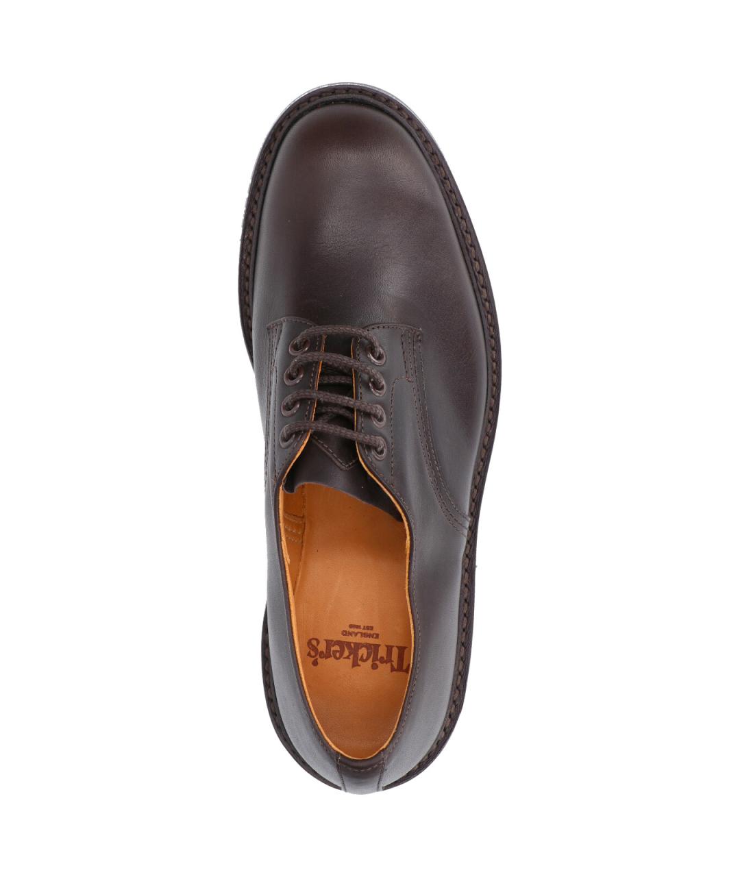 TRICKER'S Коричневые кожаные туфли, фото 5