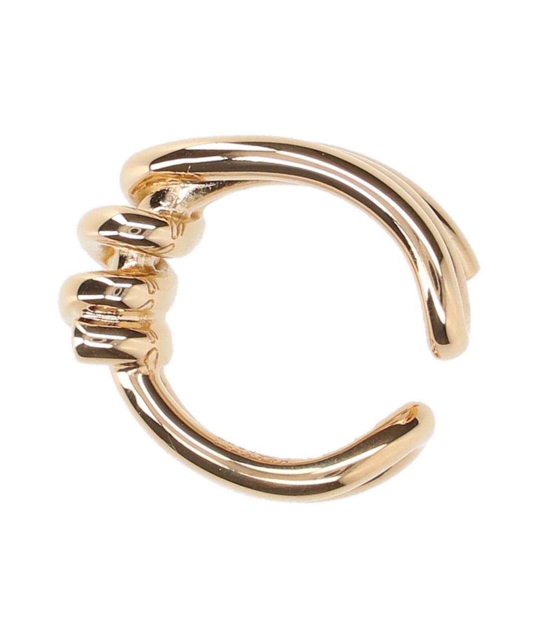 MM6 MAISON MARGIELA Золотое металлическое кольцо, фото 3