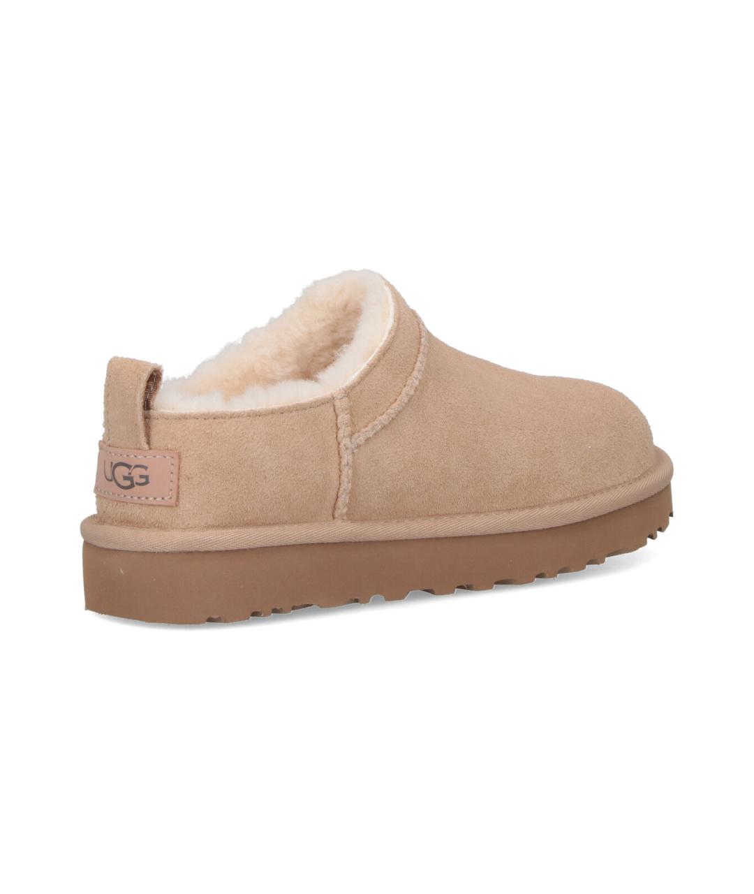 UGG AUSTRALIA Бежевые замшевые мюли, фото 4