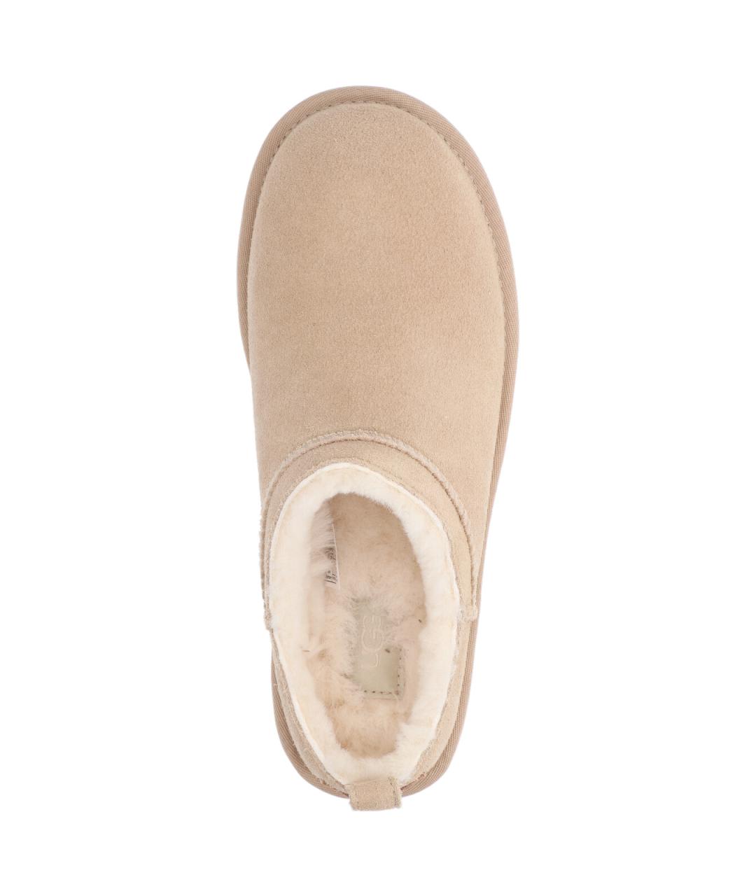 UGG AUSTRALIA Бежевые замшевые мюли, фото 5