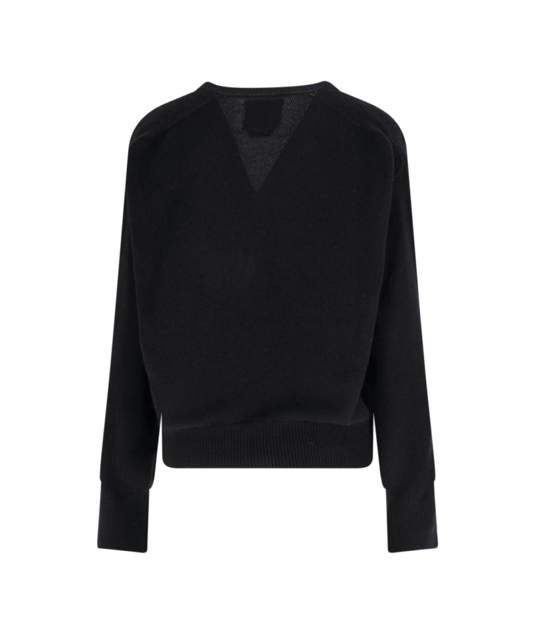 Sa Su Phi Черный кашемировый джемпер / свитер, фото 2