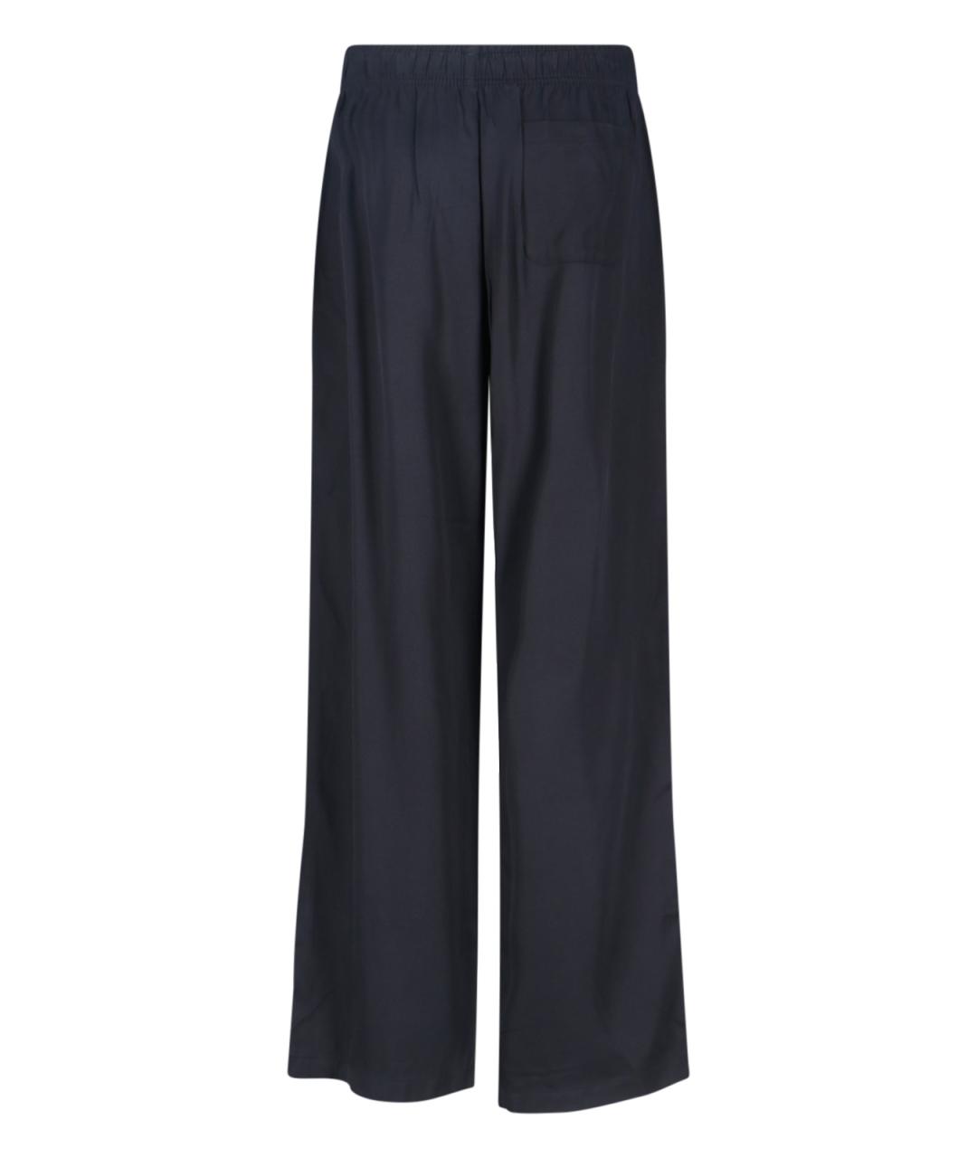 OUR LEGACY Черные вискозные прямые брюки, фото 2