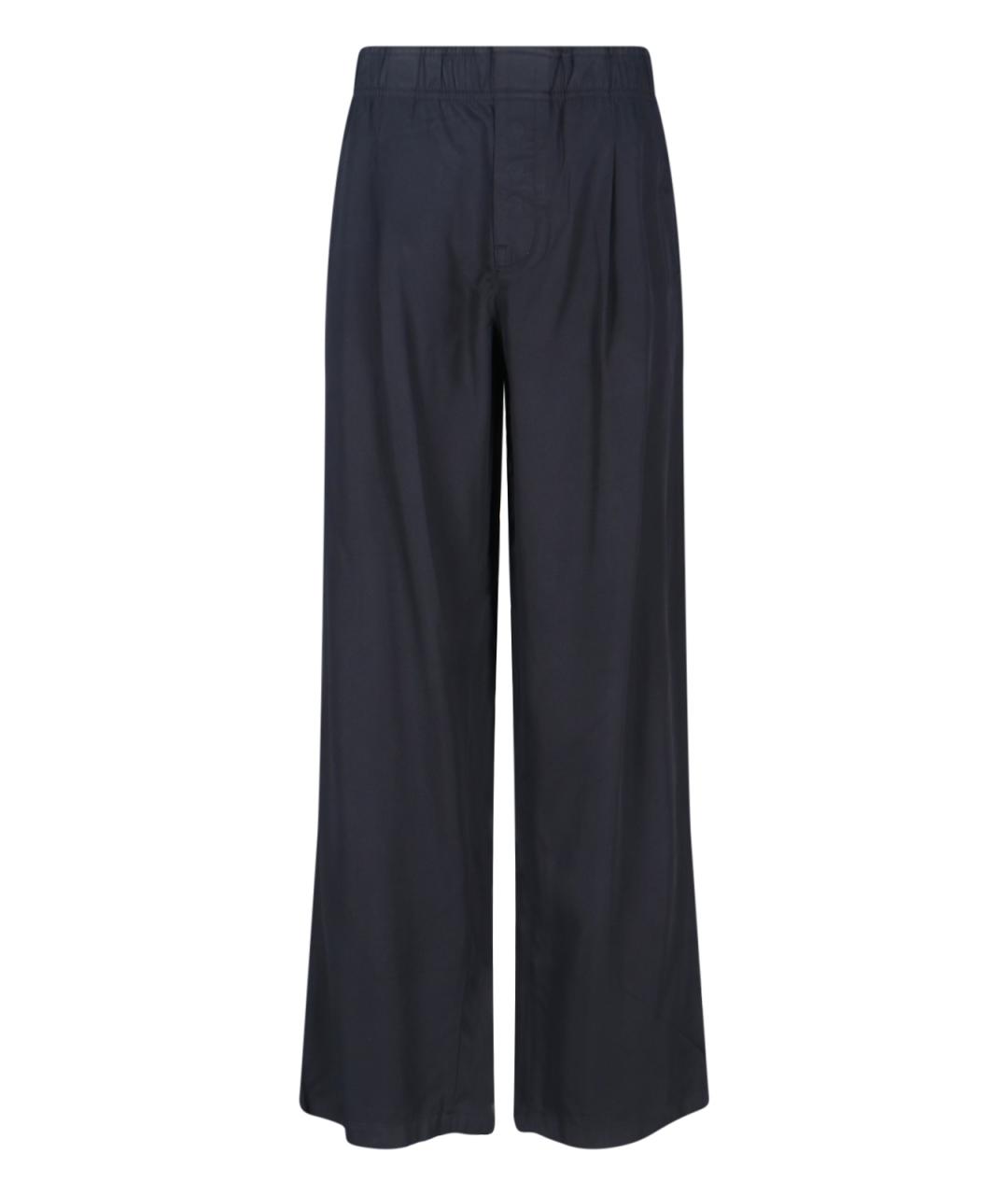 OUR LEGACY Черные вискозные прямые брюки, фото 1