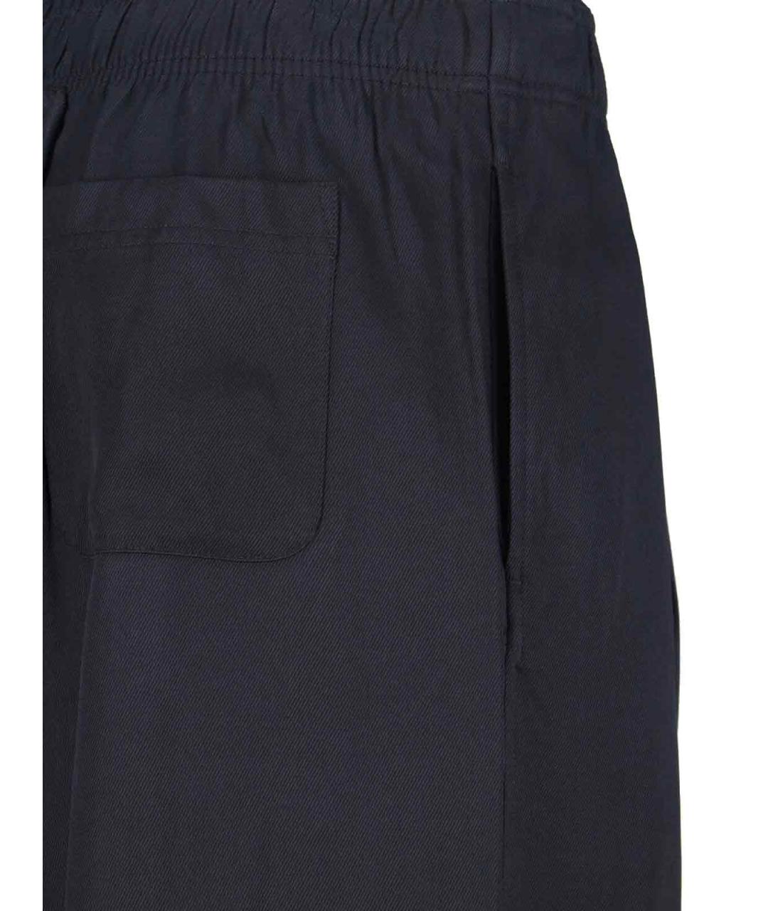 OUR LEGACY Черные вискозные прямые брюки, фото 4