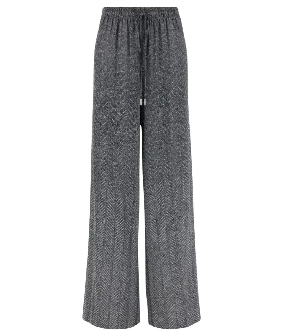 ERMANNO SCERVINO Серые брюки широкие, фото 1