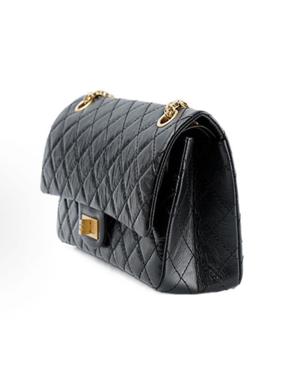 CHANEL Черная кожаная сумка через плечо, фото 2
