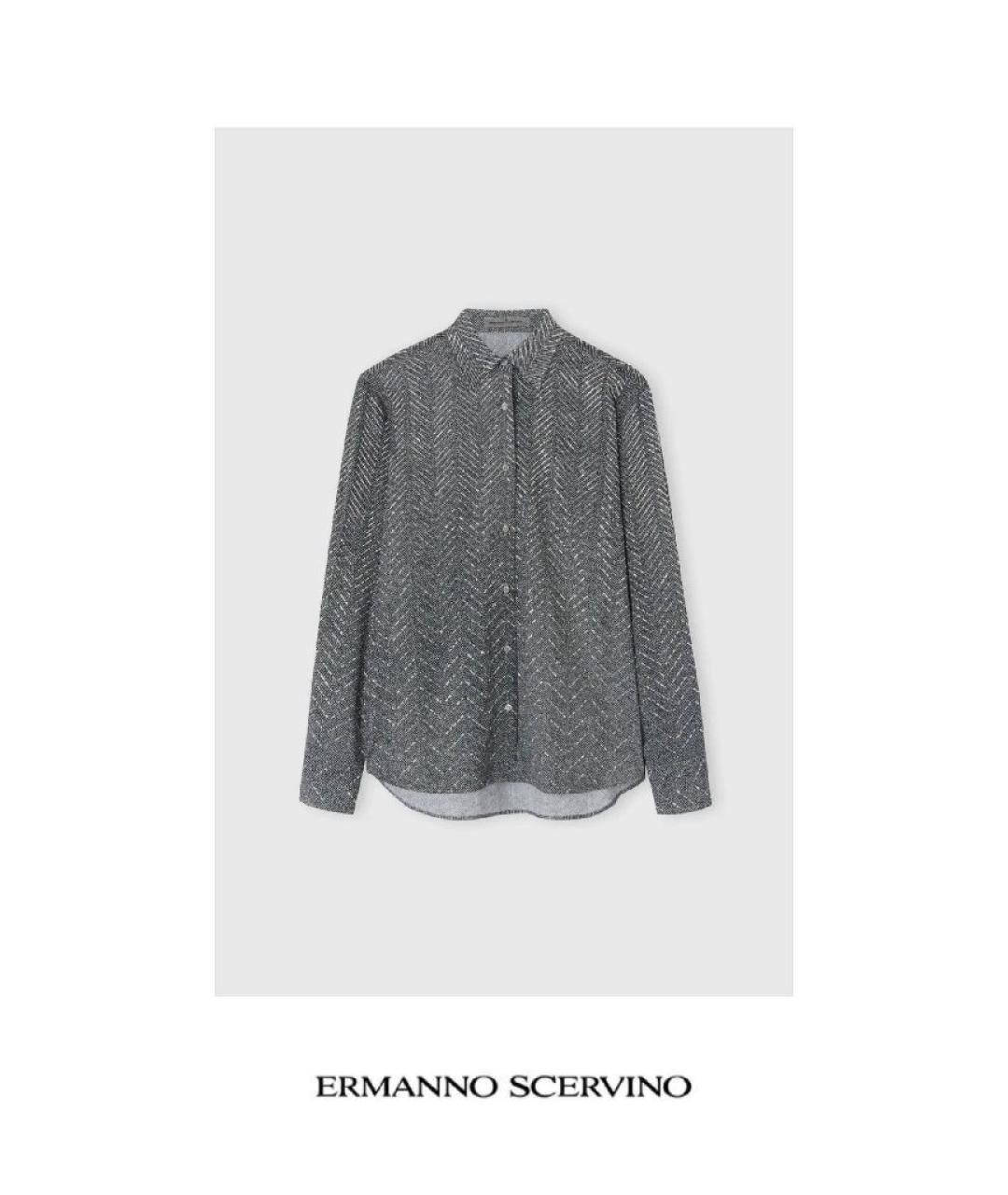 ERMANNO SCERVINO Серая рубашка, фото 8
