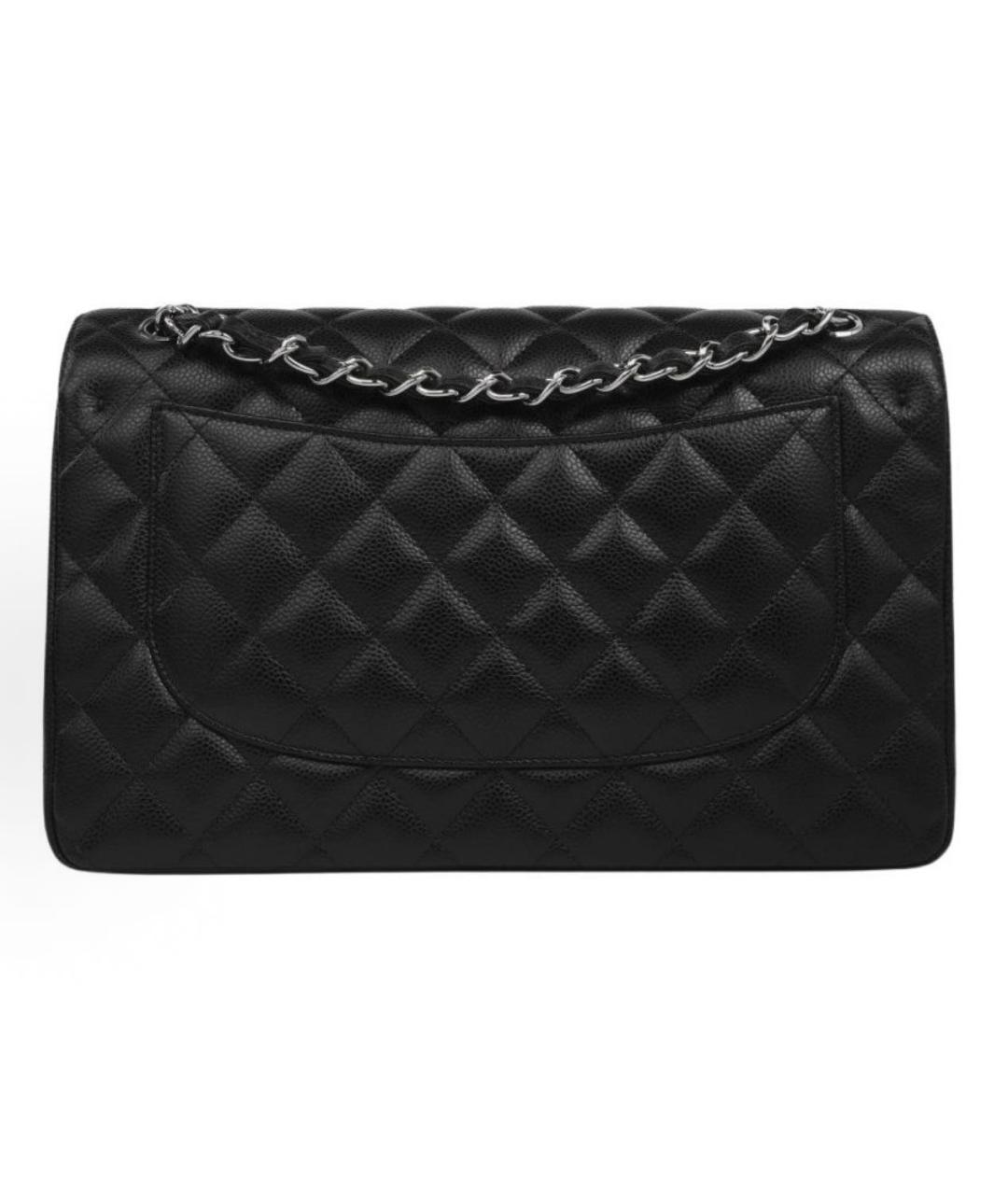 CHANEL Черная кожаная сумка через плечо, фото 2