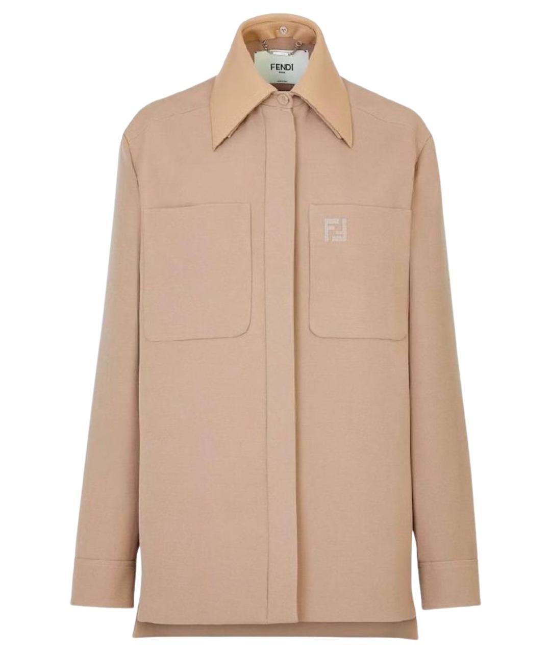 FENDI Бежевый жакет/пиджак, фото 1