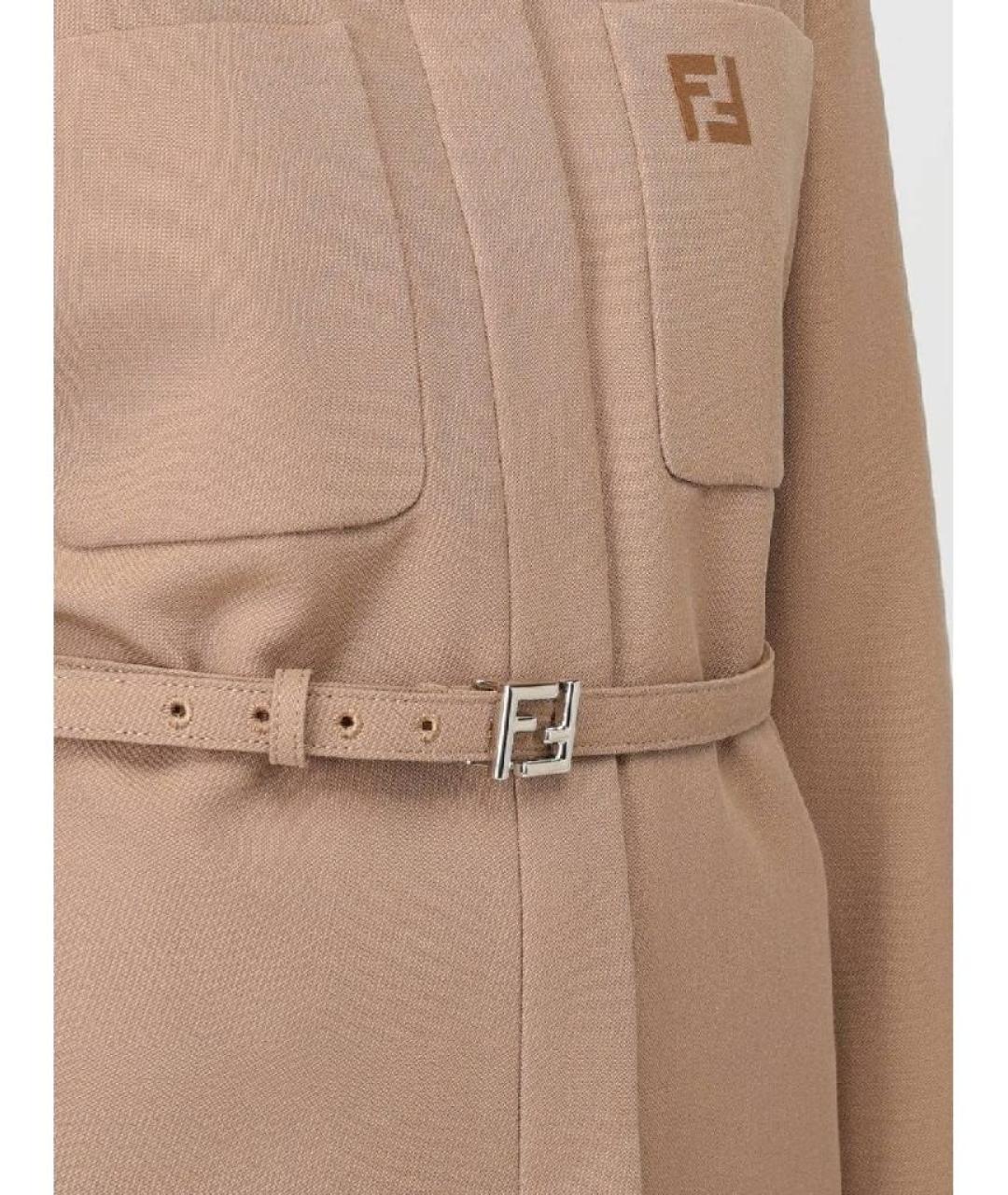 FENDI Бежевый жакет/пиджак, фото 6
