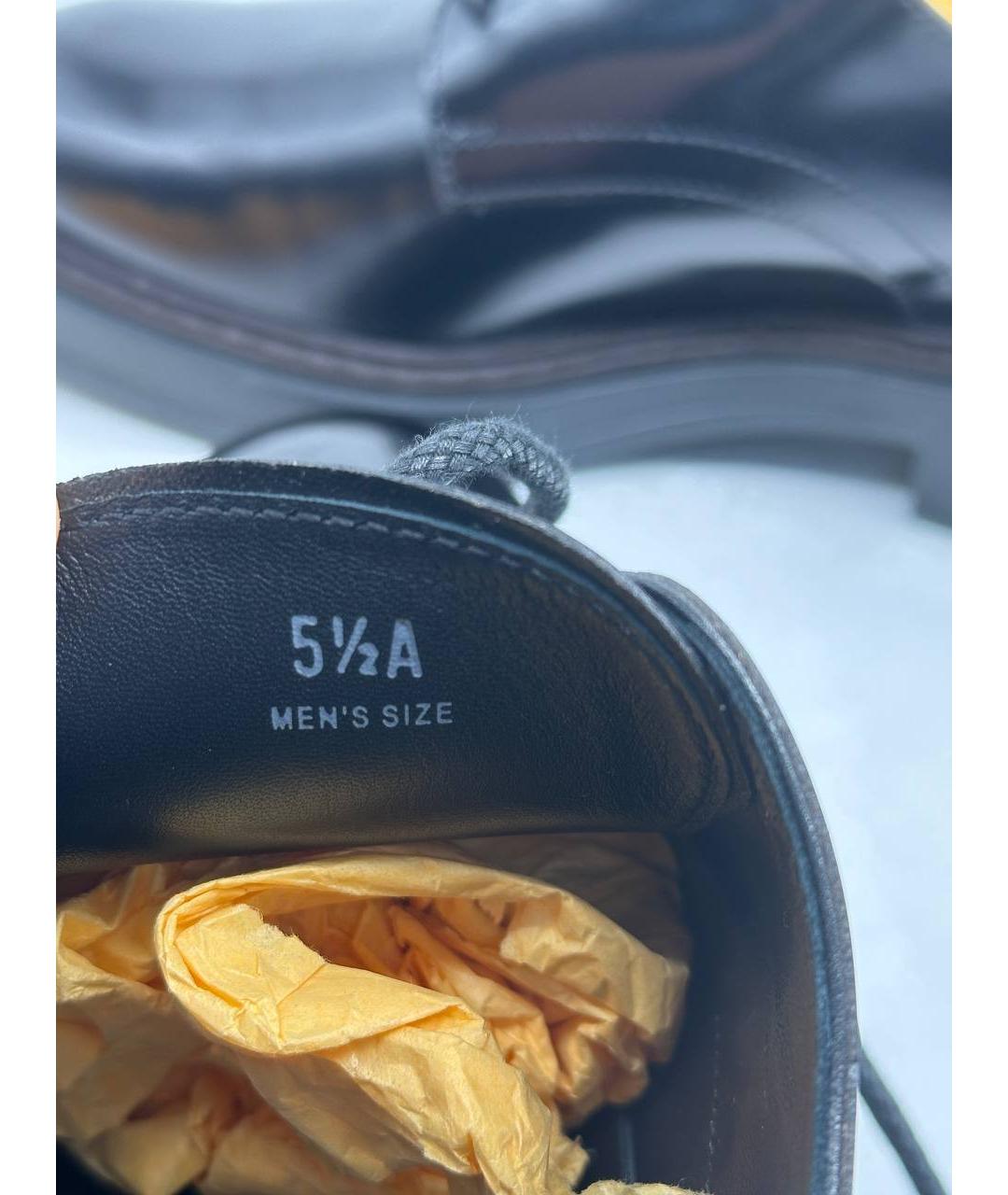 TOD'S Черные кожаные туфли, фото 3