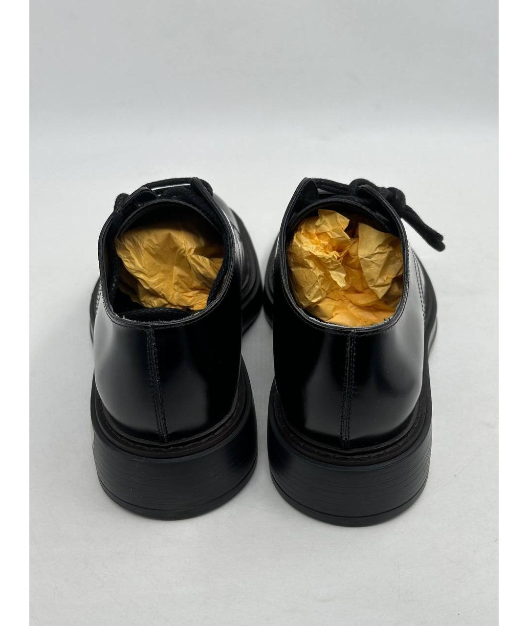 TOD'S Черные кожаные туфли, фото 7