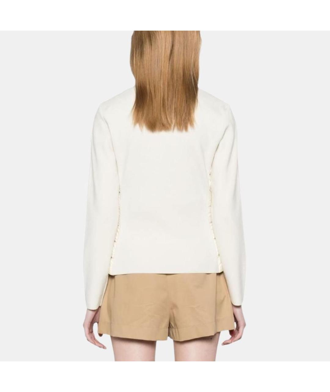 MONCLER Белый пуховик, фото 2