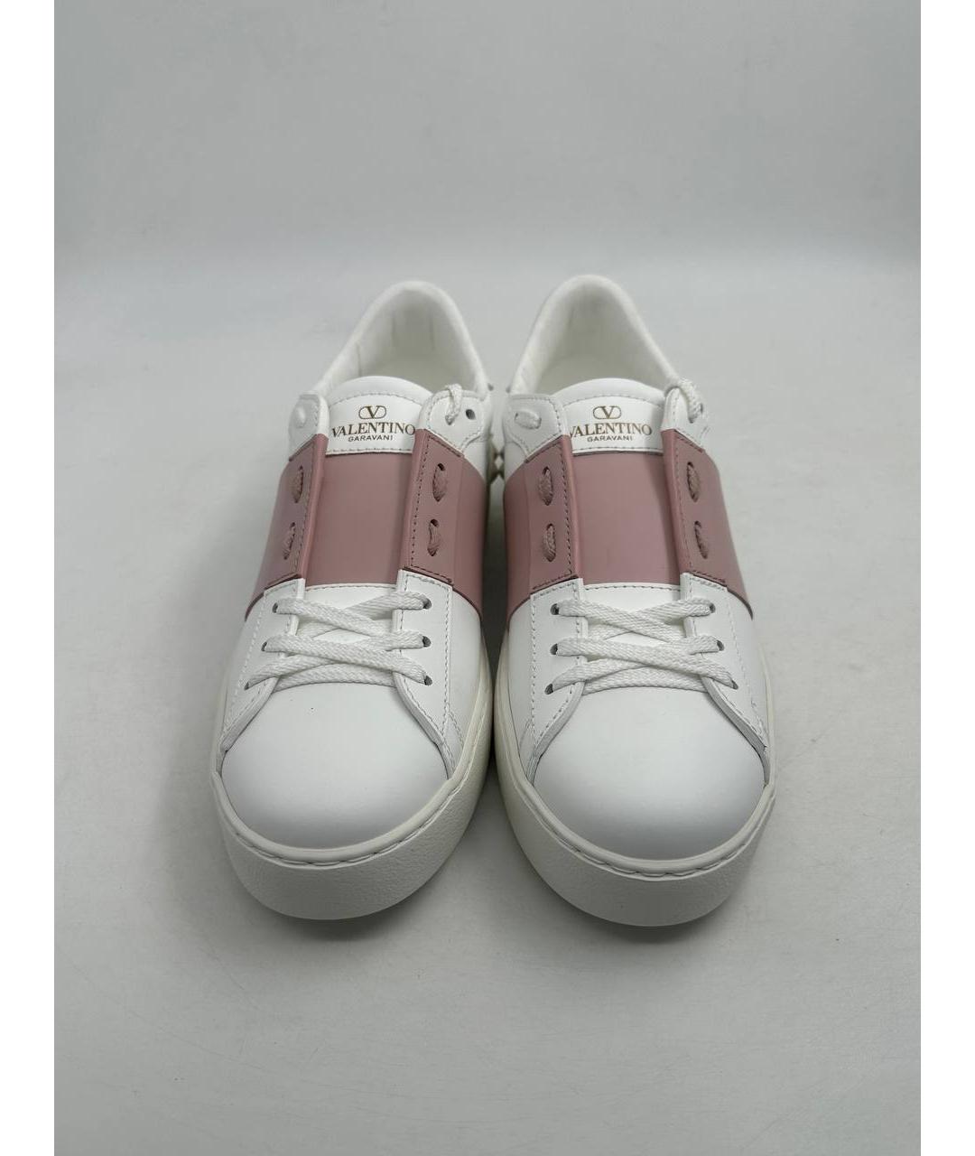 VALENTINO Белые кожаные кеды, фото 2