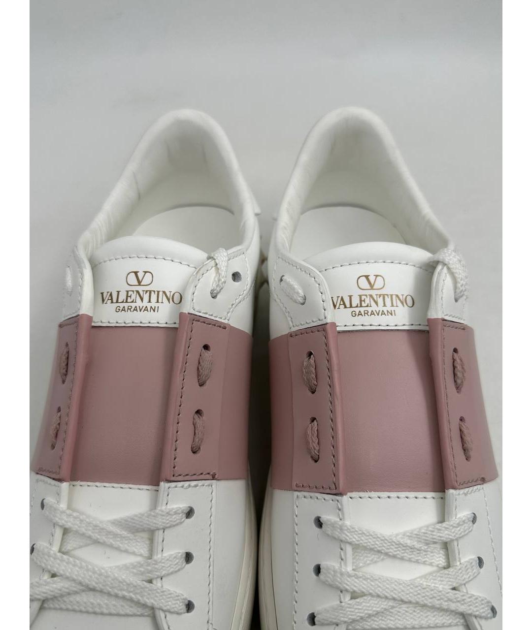 VALENTINO Белые кожаные кеды, фото 3