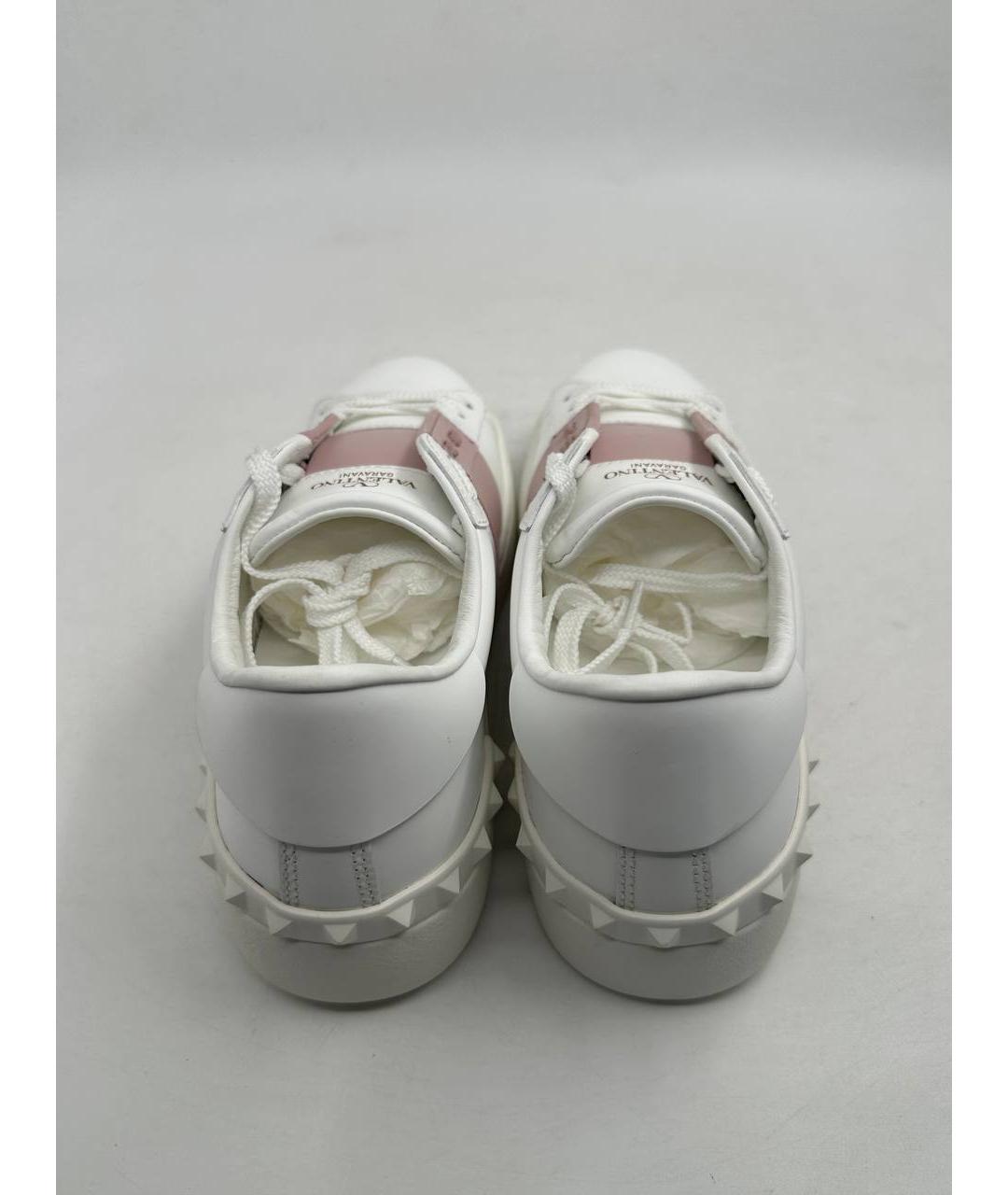 VALENTINO Белые кожаные кеды, фото 4
