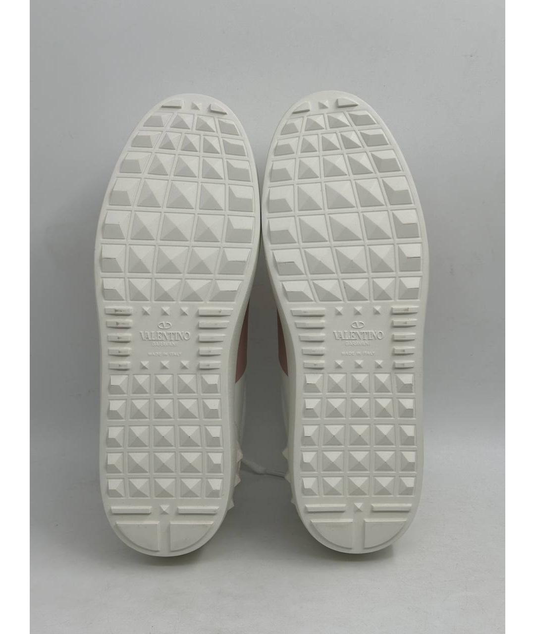 VALENTINO Белые кожаные кеды, фото 7