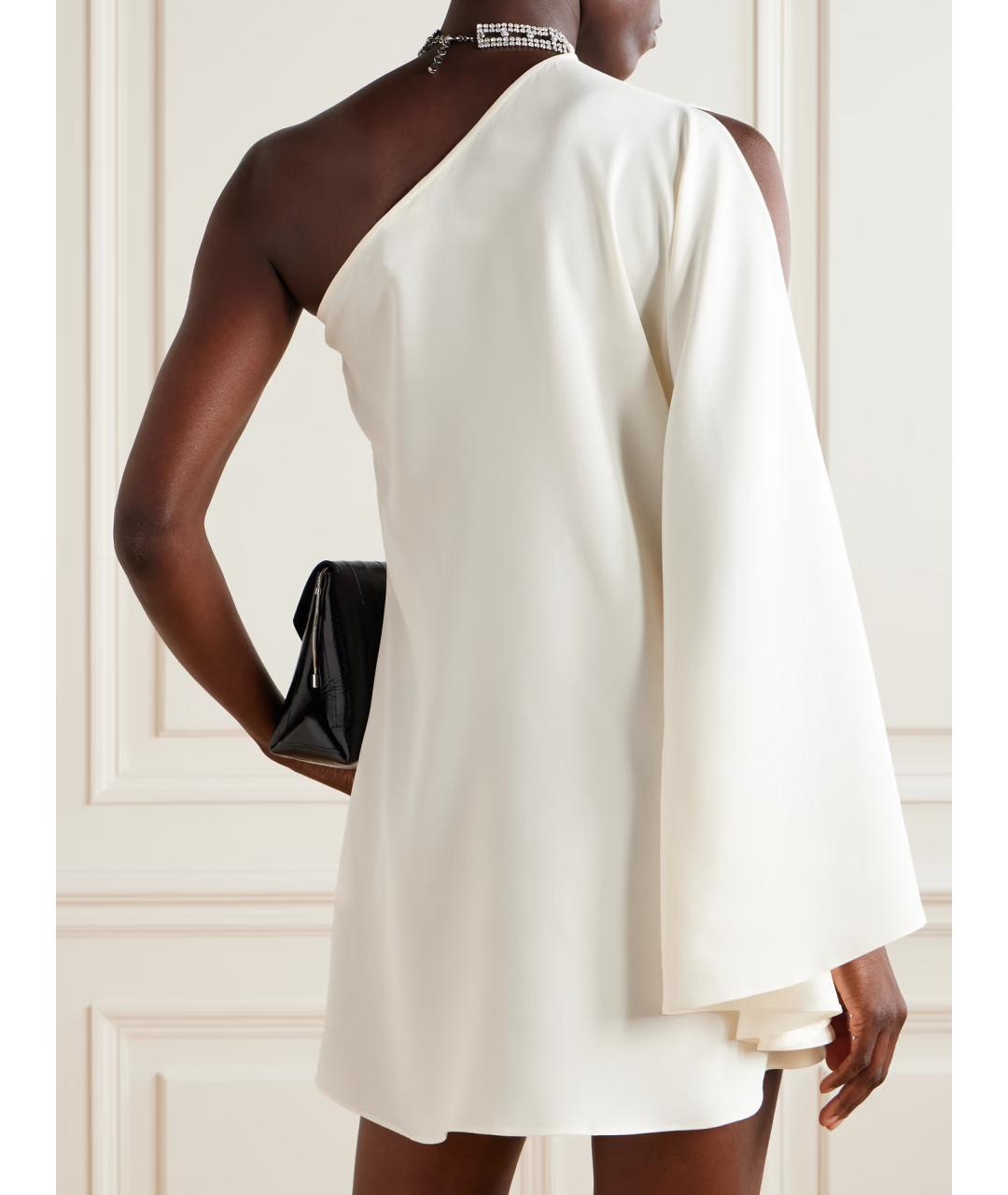 TALLER MARMO Бежевое ацетатное коктейльное платье, фото 3