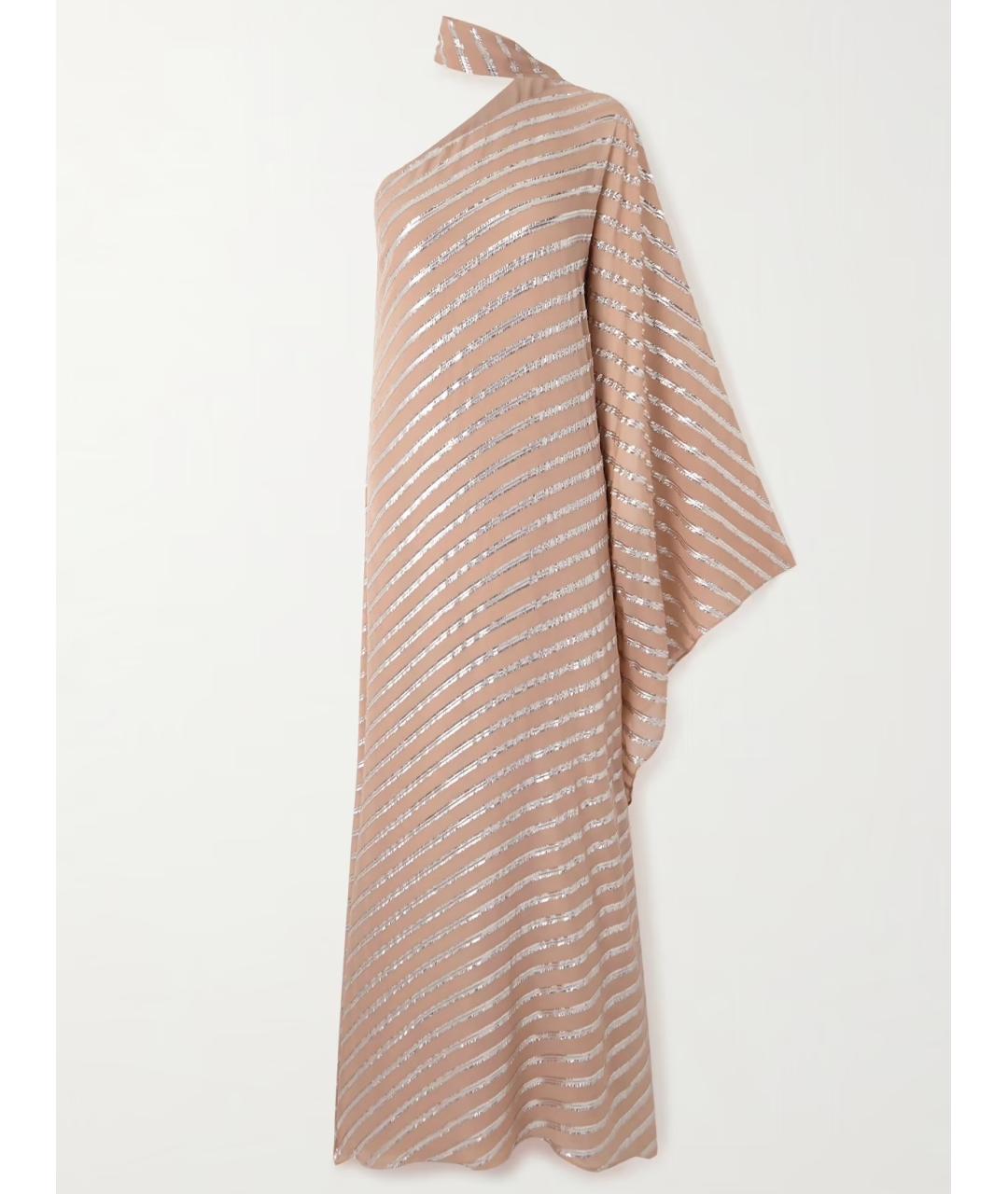 TALLER MARMO Розовое шелковое коктейльное платье, фото 10