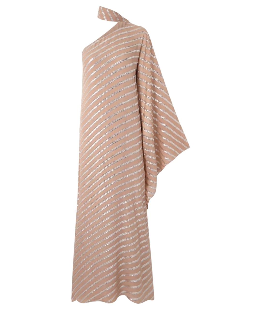 TALLER MARMO Розовое шелковое коктейльное платье, фото 1