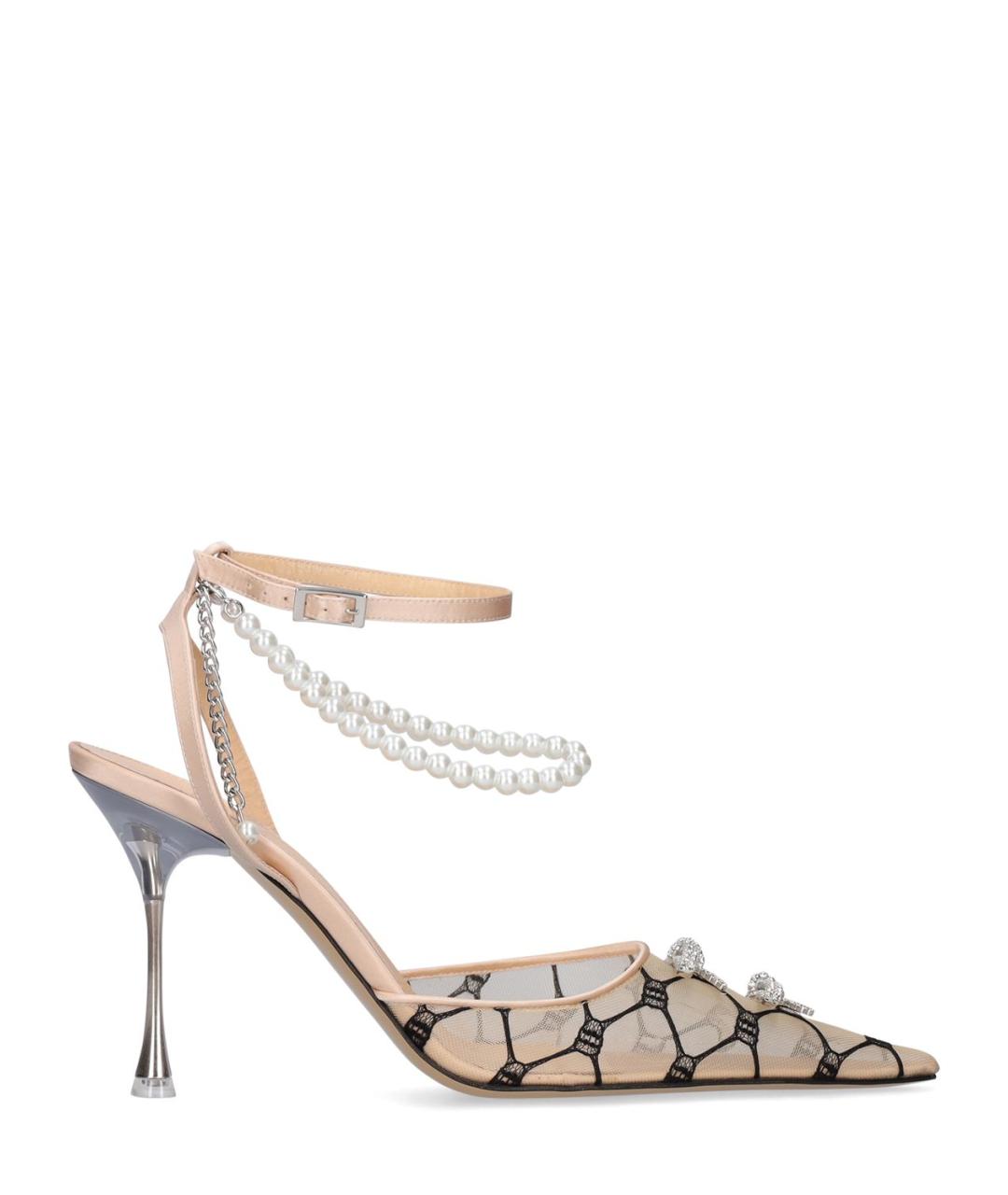 MACH&MACH Бежевые текстильные туфли, фото 5