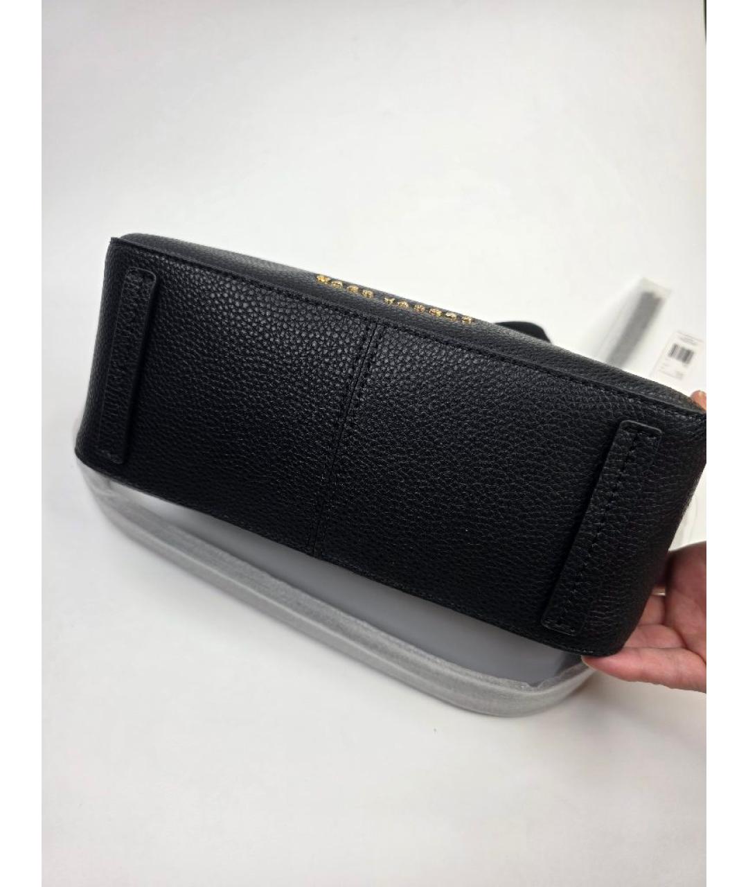 MARC JACOBS Черная кожаная сумка с короткими ручками, фото 9