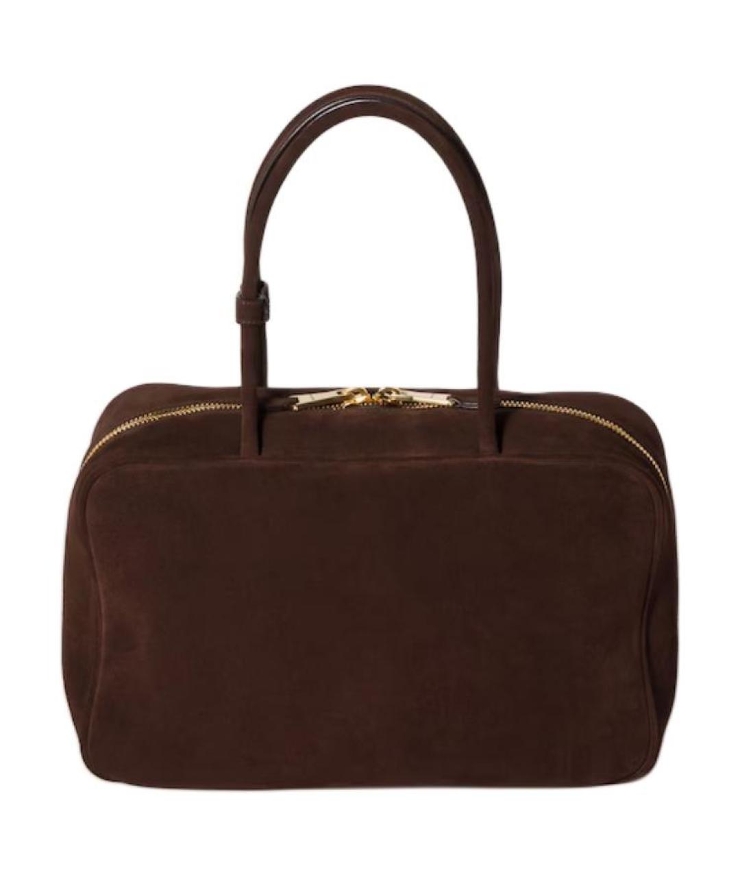 MIU MIU Коричневая замшевая сумка через плечо, фото 3