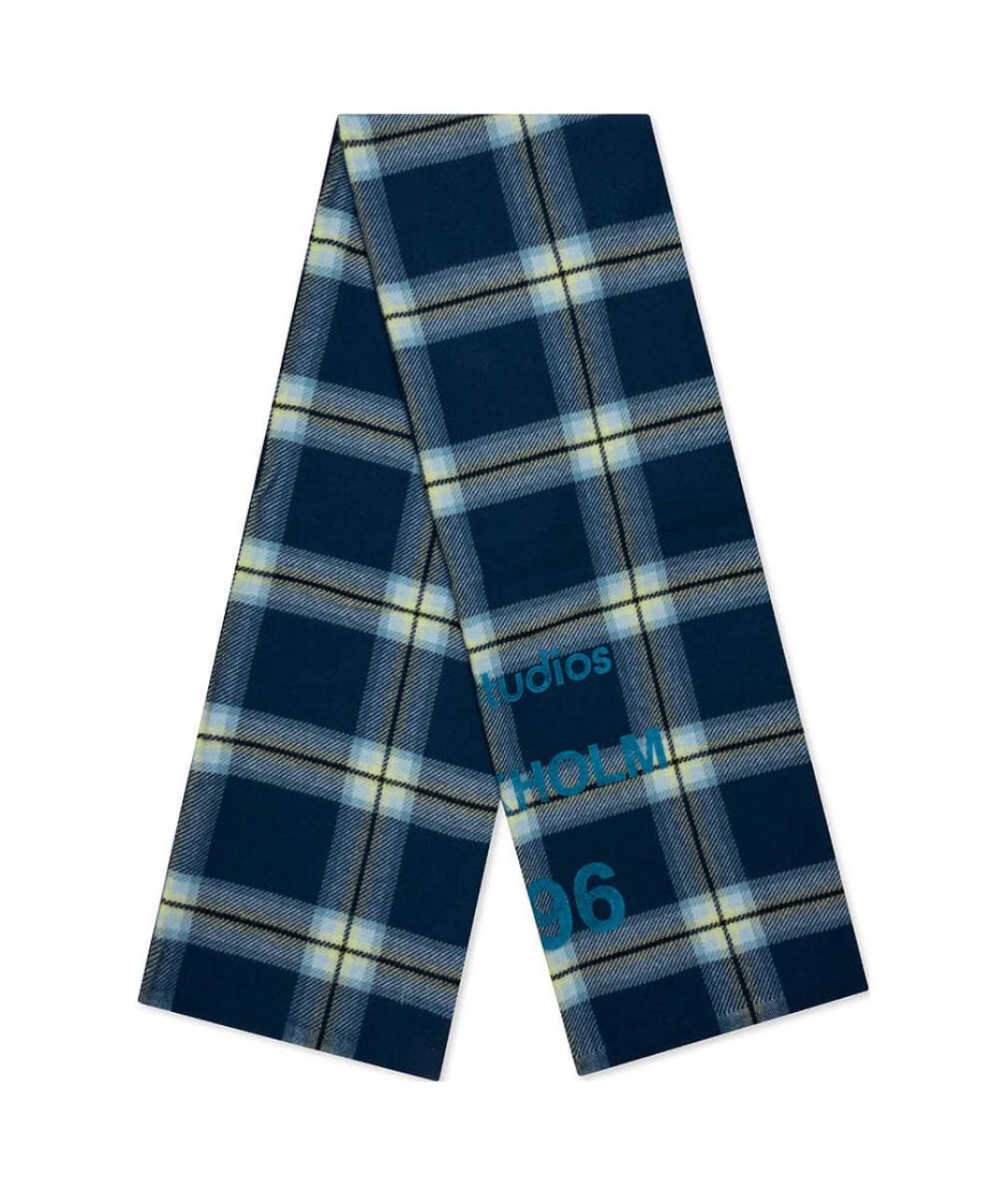 ACNE STUDIOS Синий шарф, фото 2