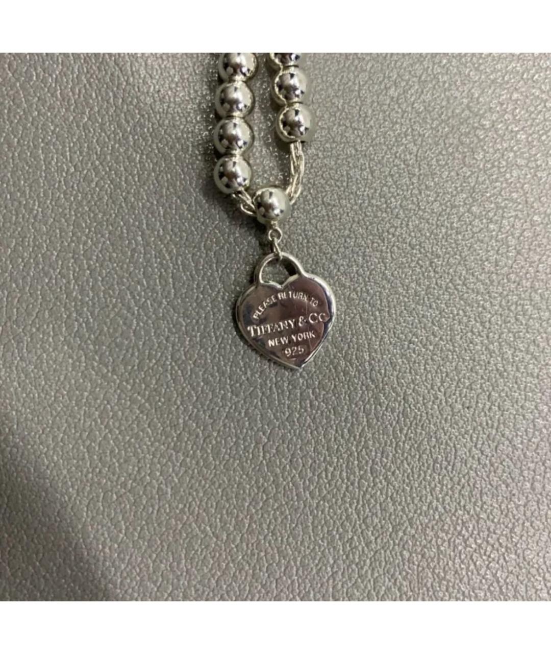 TIFFANY&CO Бирюзовый серебряный браслет, фото 5