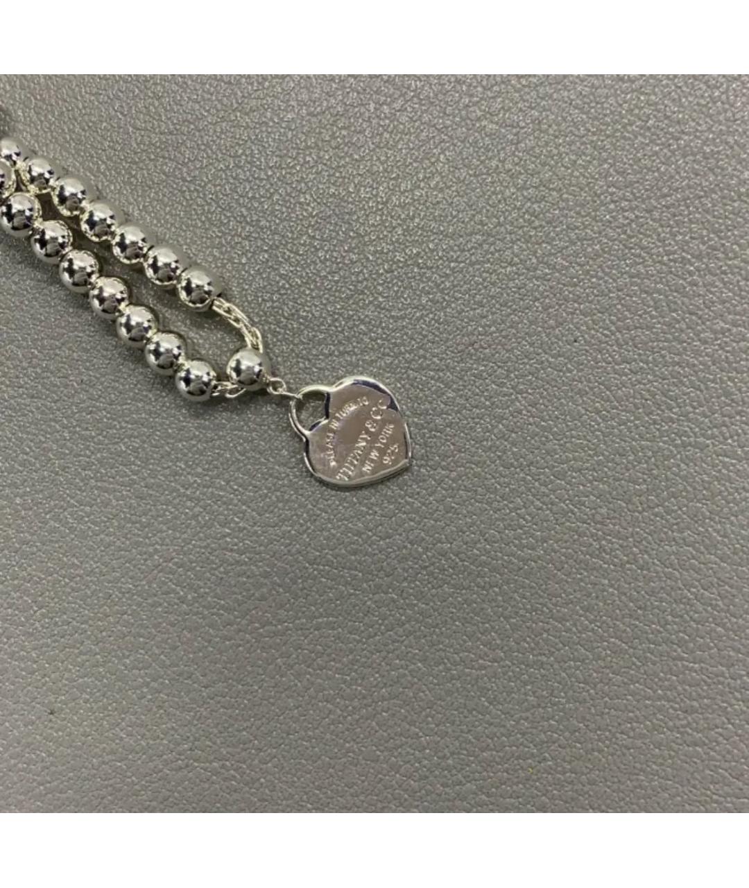 TIFFANY&CO Бирюзовый серебряный браслет, фото 4