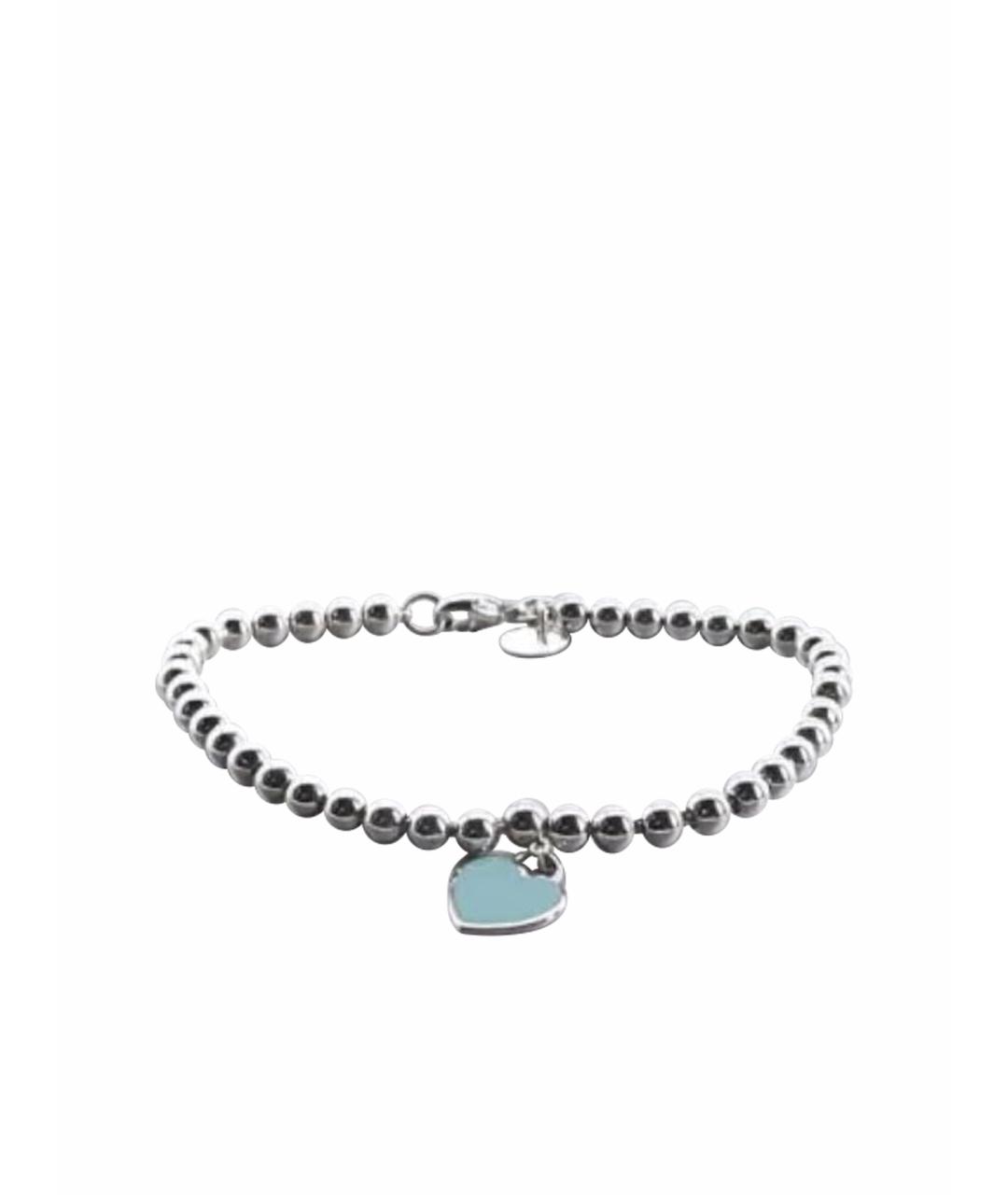 TIFFANY&CO Бирюзовый серебряный браслет, фото 1