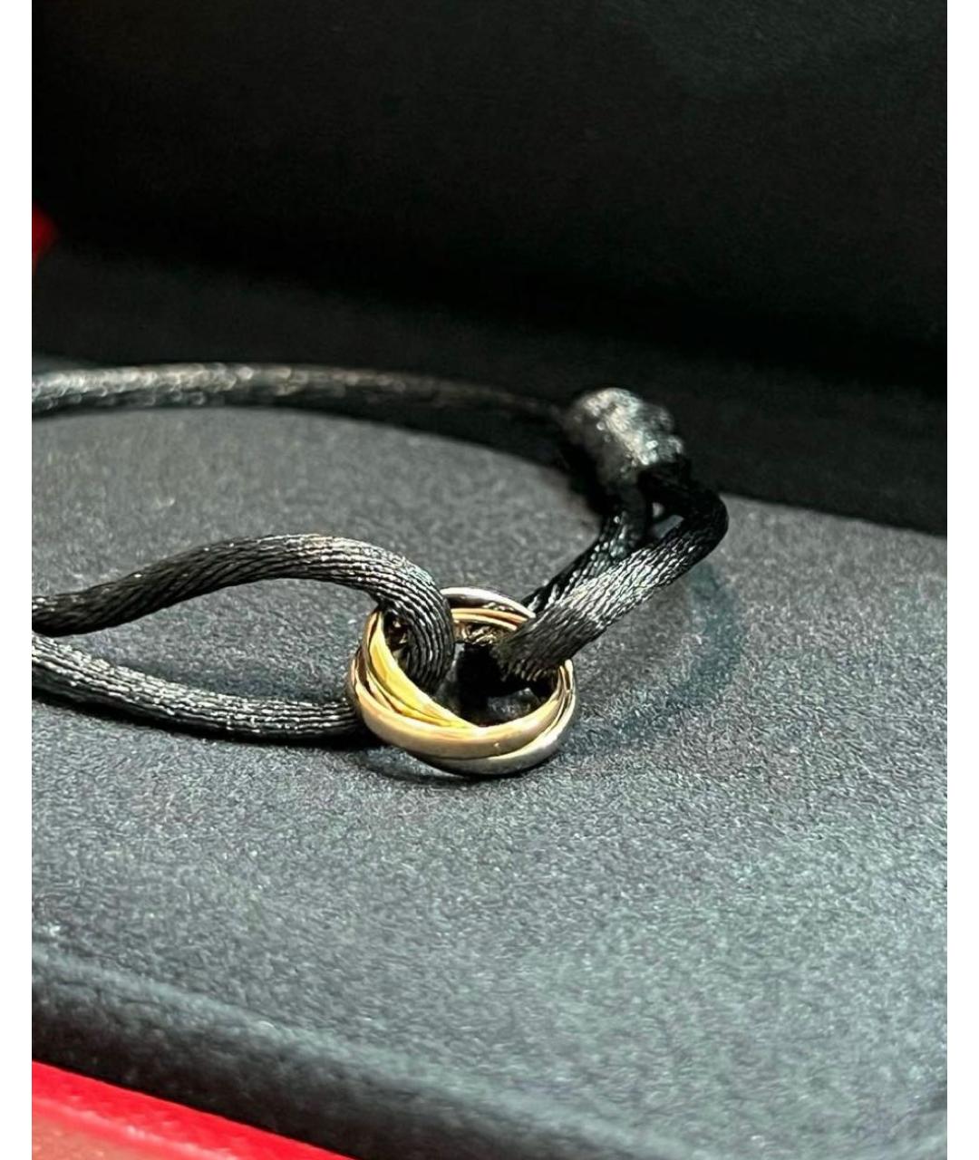 CARTIER Черный браслет из белого золота, фото 3