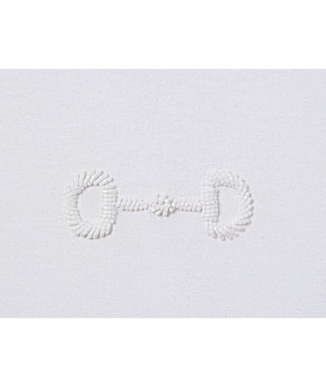 GUCCI Белая хлопковая футболка, фото 4