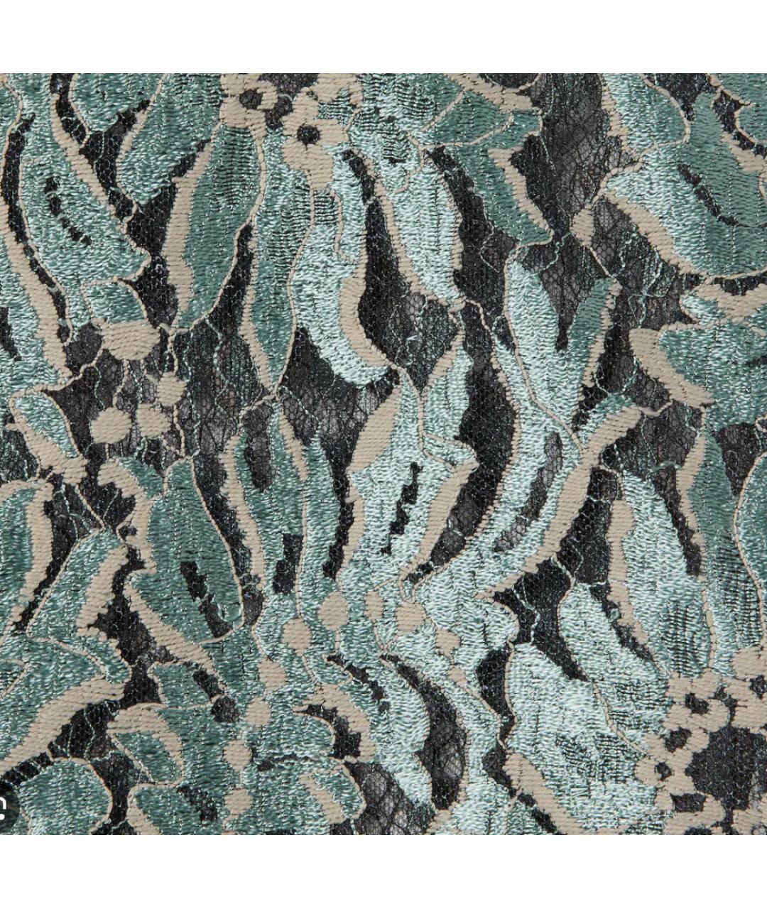 GUCCI Зеленые ацетатное коктейльное платье, фото 2