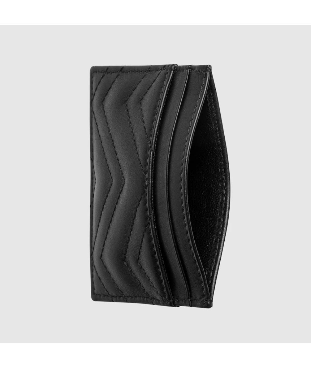 GUCCI Черный кожаный кардхолдер, фото 2