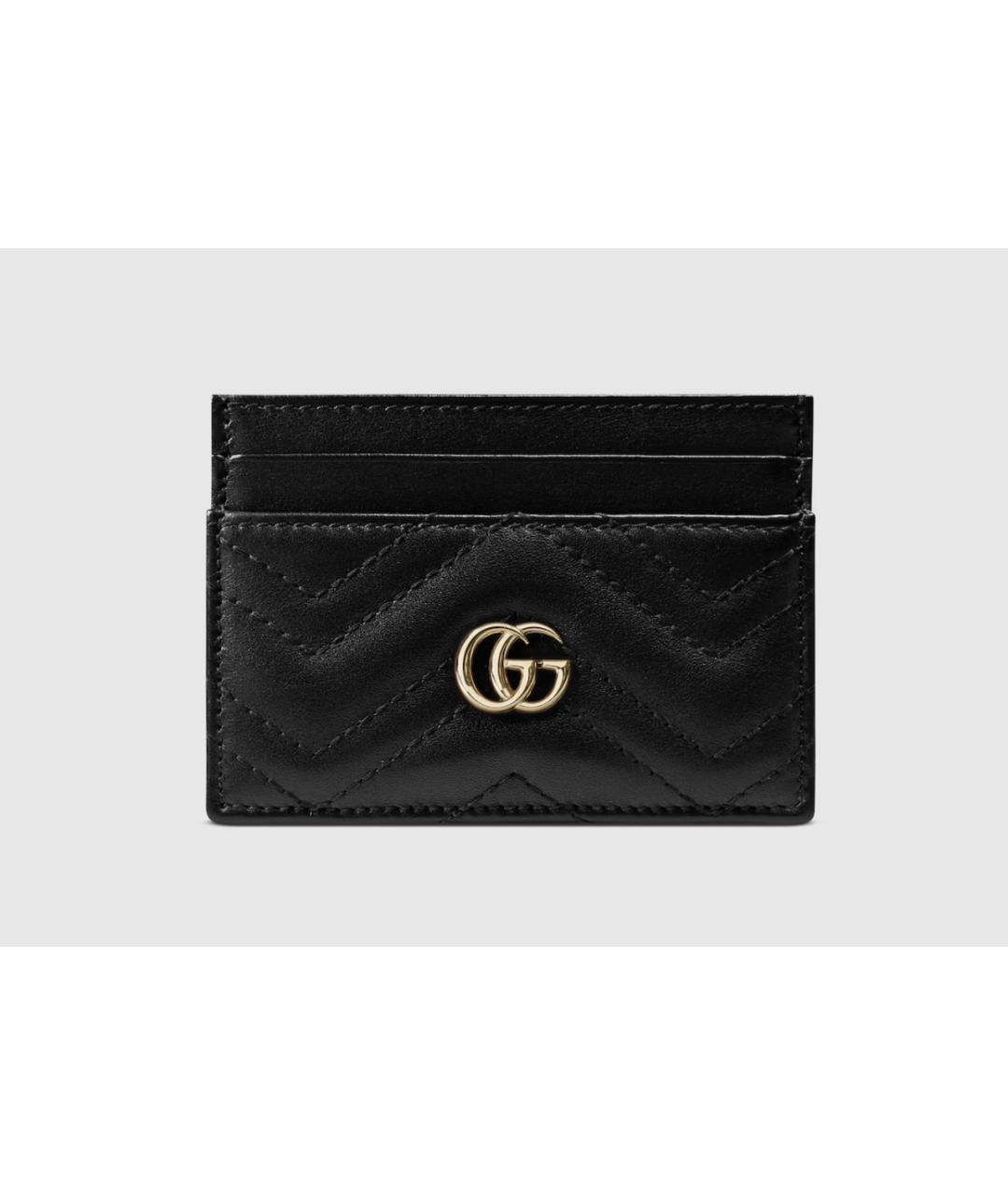 GUCCI Черный кожаный кардхолдер, фото 4