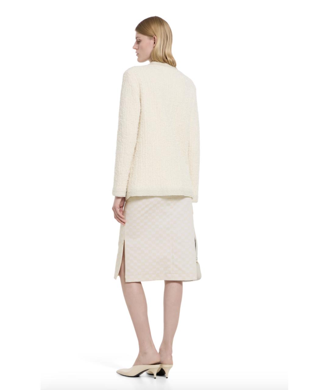 GUCCI Белый шерстяной кардиган, фото 4