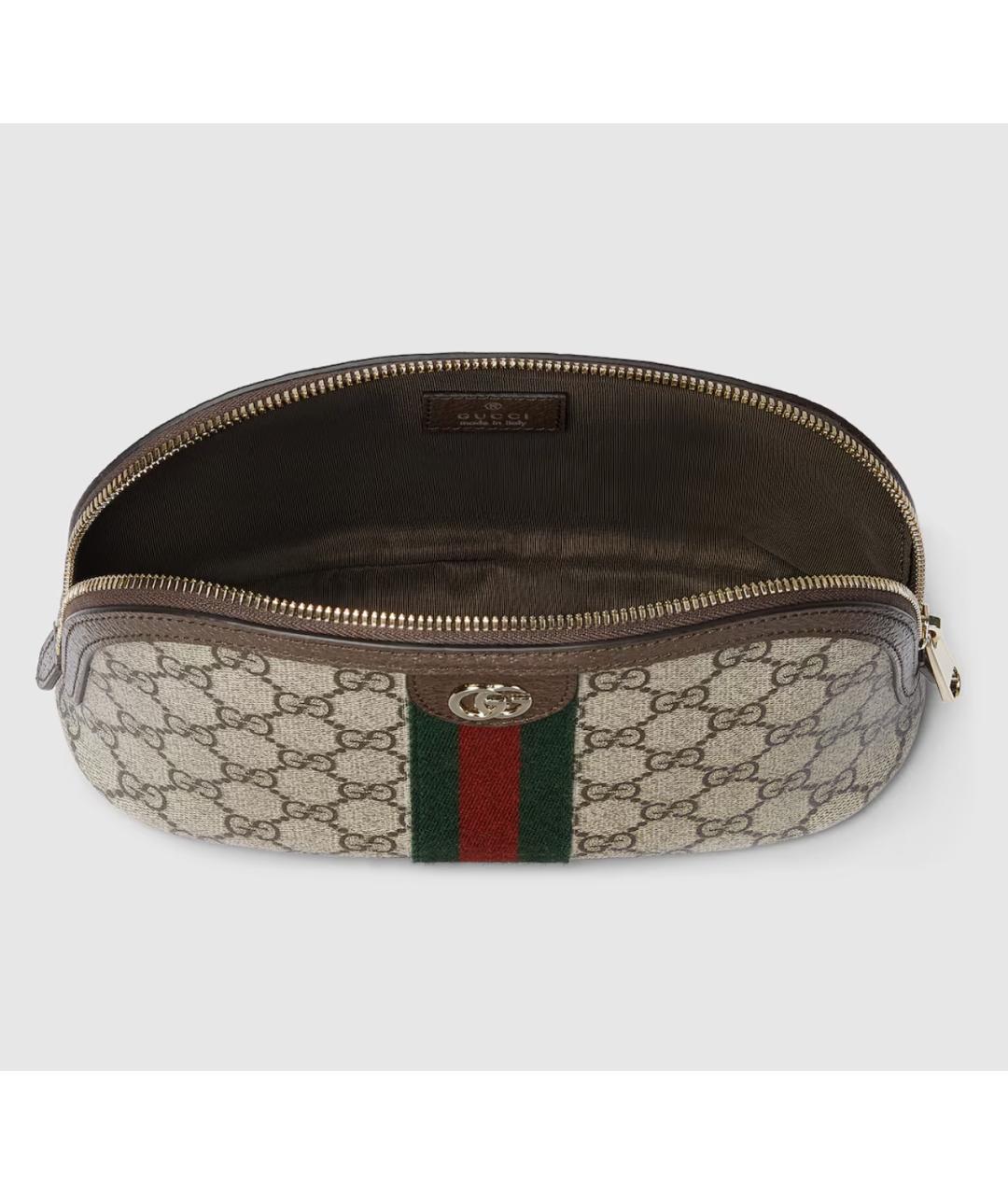 GUCCI Бежевая косметичка, фото 6