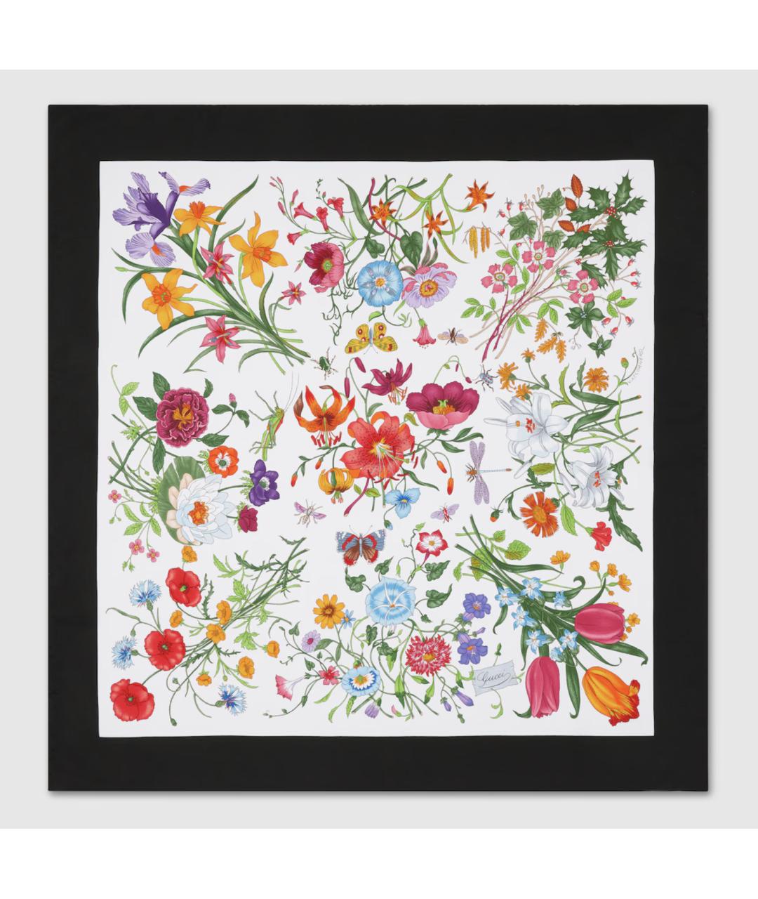 GUCCI Мульти шерстяной платок, фото 4