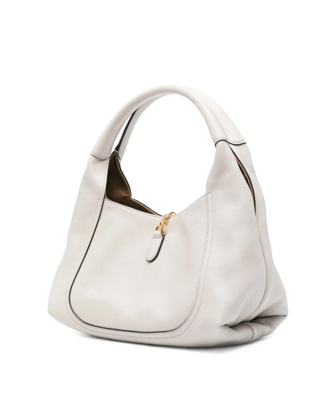 GUCCI Белая кожаная сумка через плечо, фото 3