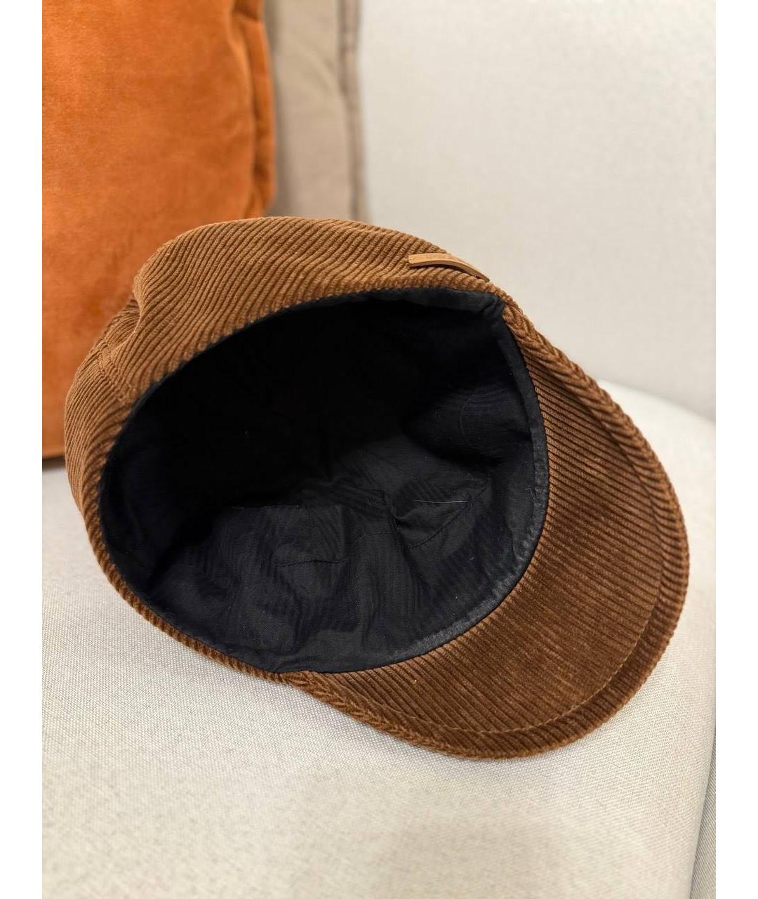 PRADA Коричневая кепка/бейсболка, фото 3